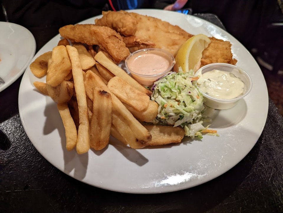 Fish N Chips Car Decal